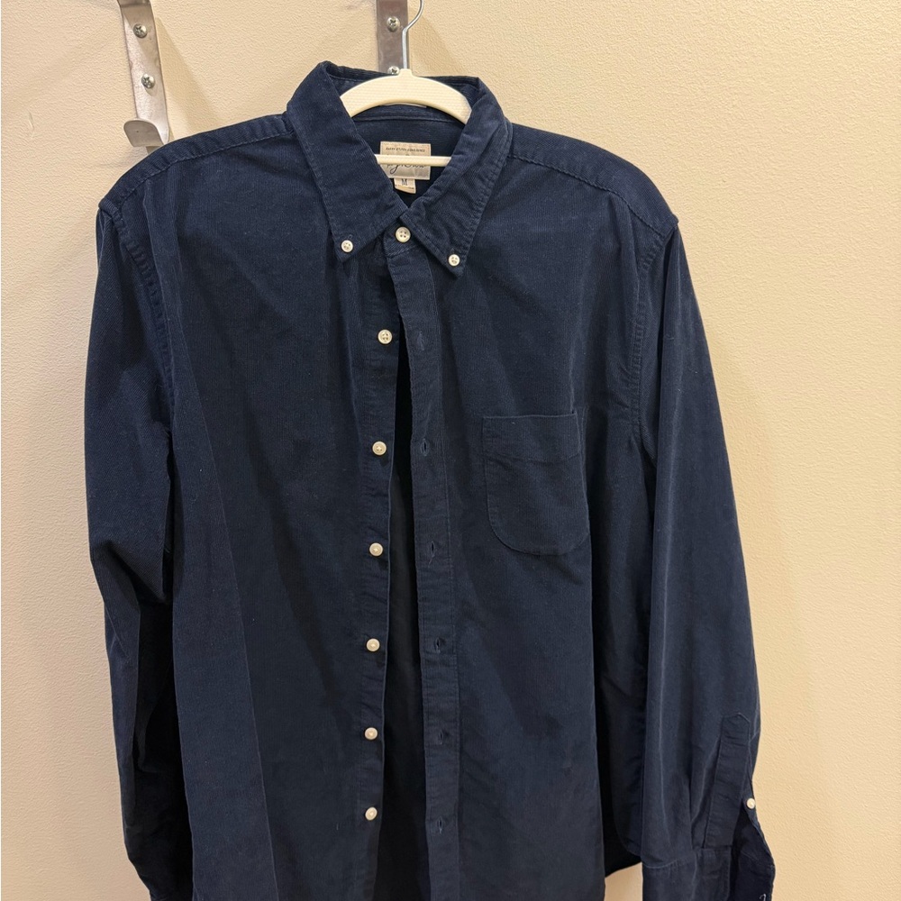 J. Crew corduroy Navy Blue Men's Shirt